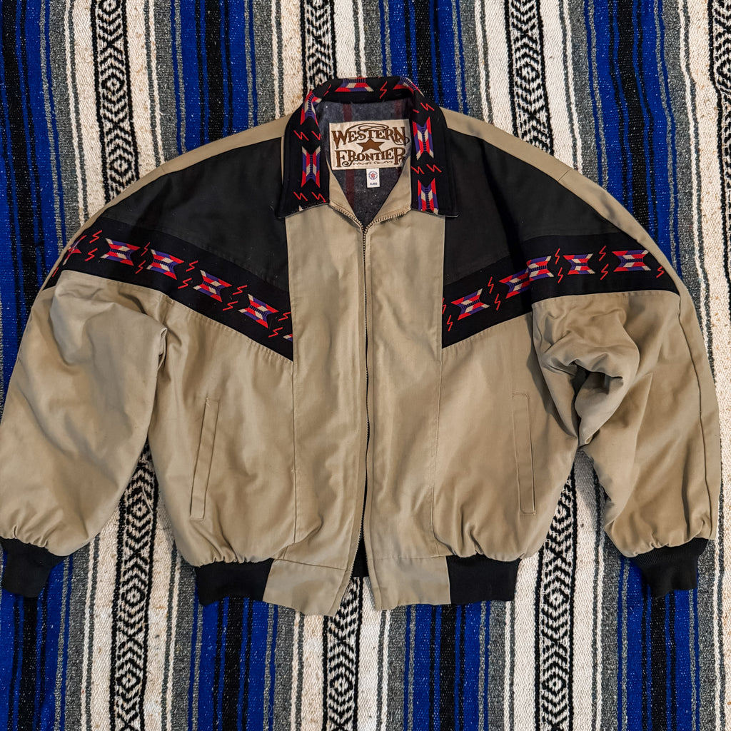 Tan Western Frontier Rodeo Jacket - Size XL