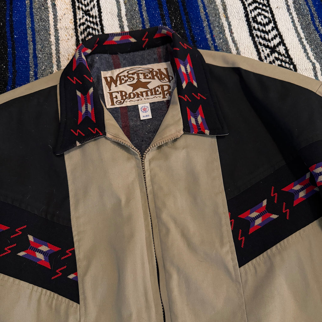 Tan Western Frontier Rodeo Jacket - Size XL
