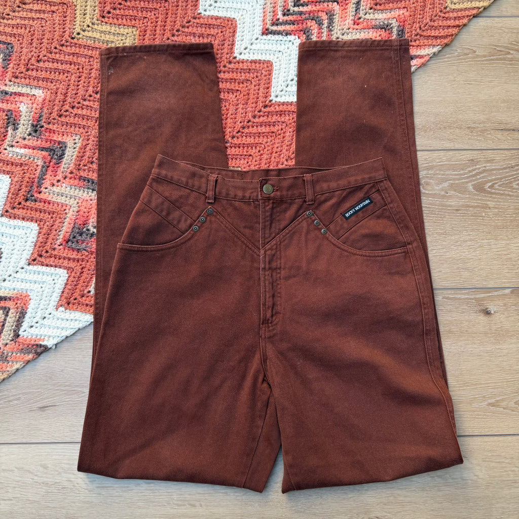 Brick Color Rocky Mountain Jeans - Size 15
