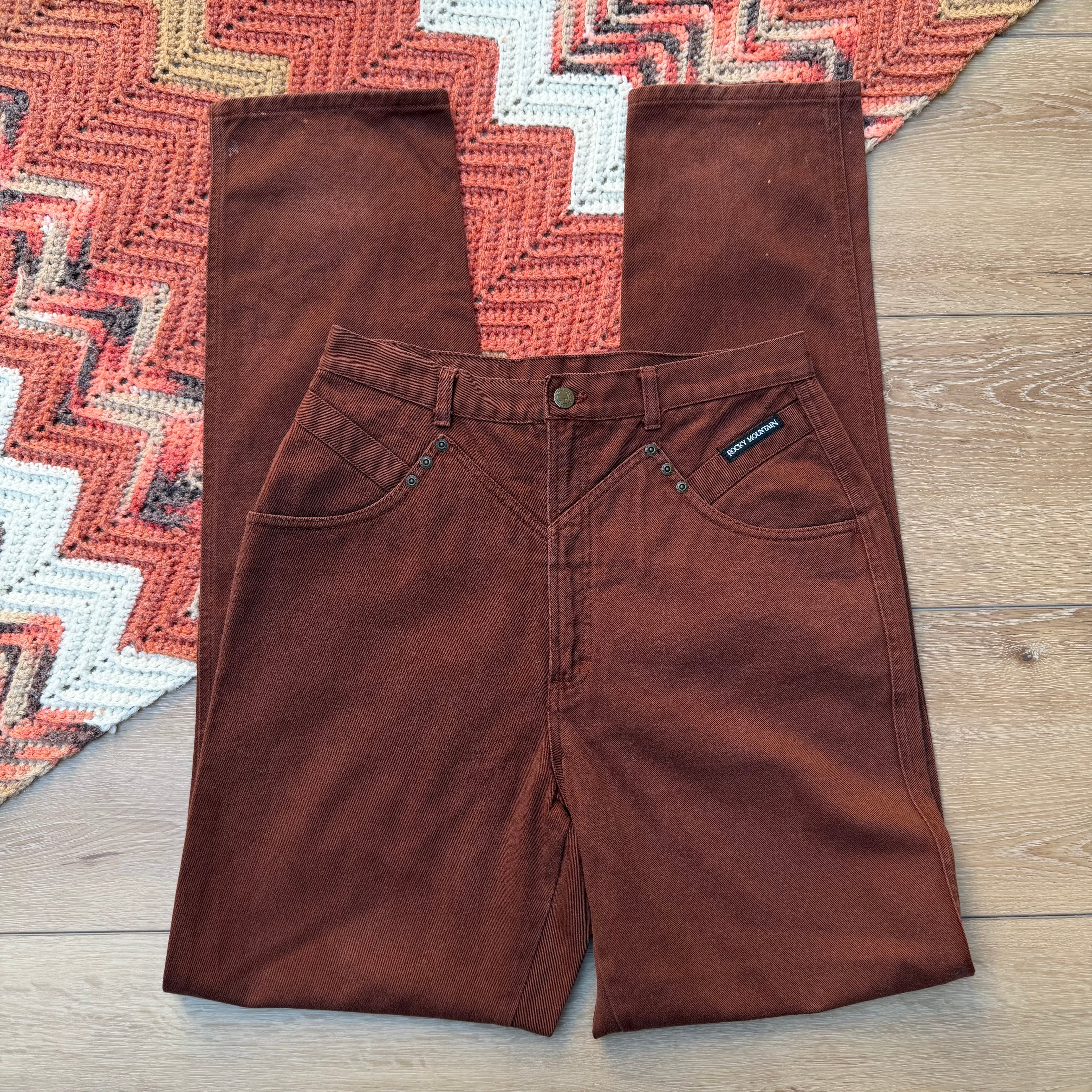 Brick Color Rocky Mountain Jeans - Size 15