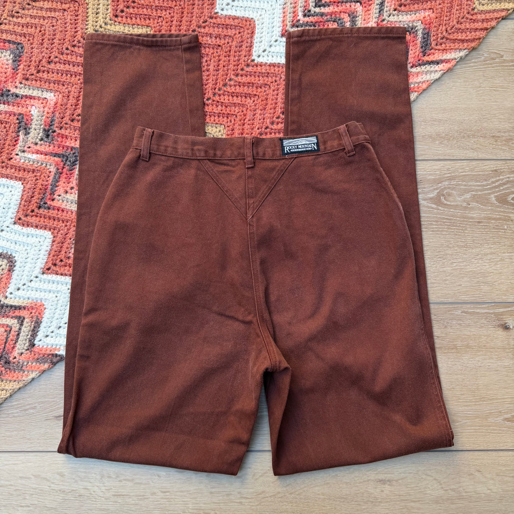 Brick Color Rocky Mountain Jeans - Size 15