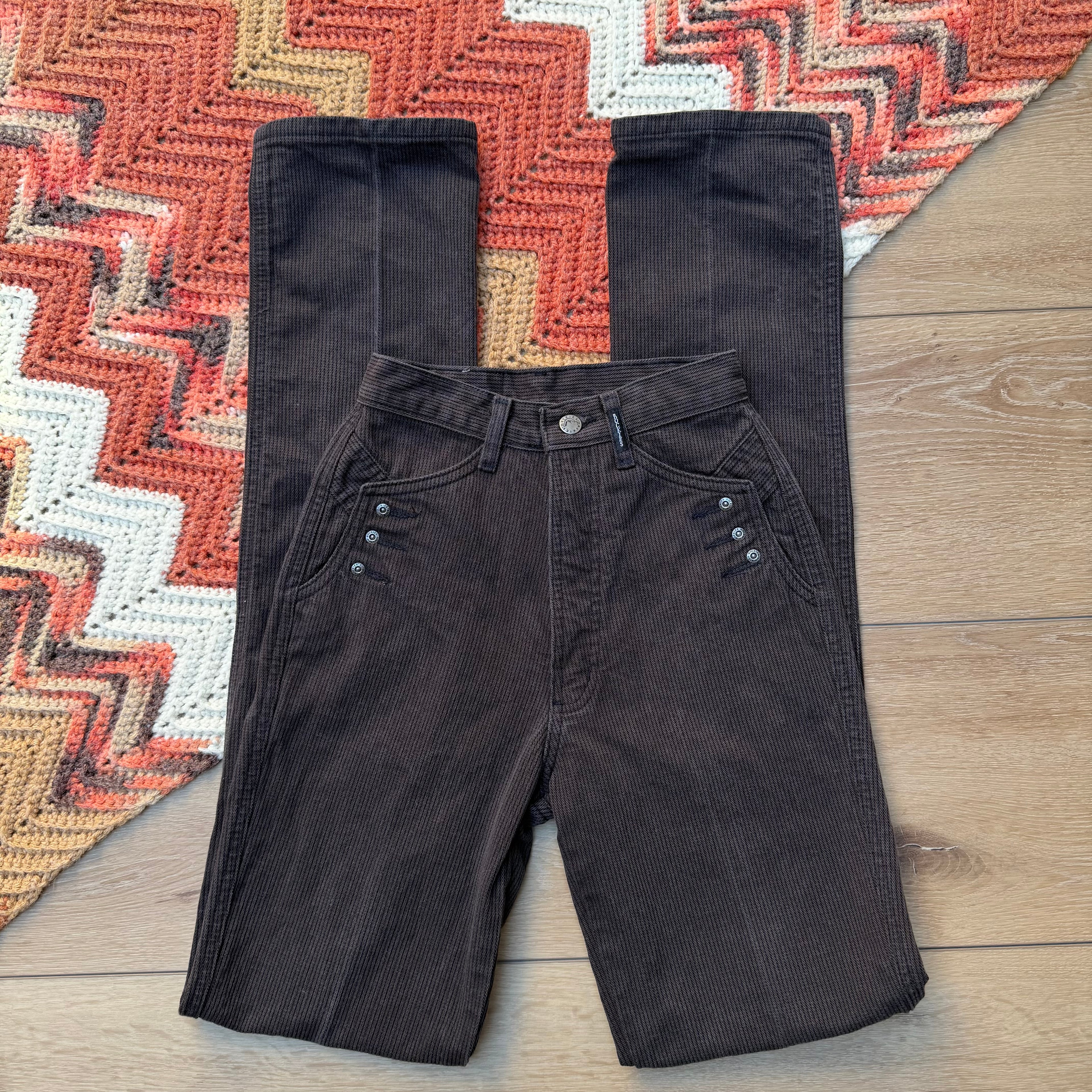 Brown Pinstripe Rockies- Size 1