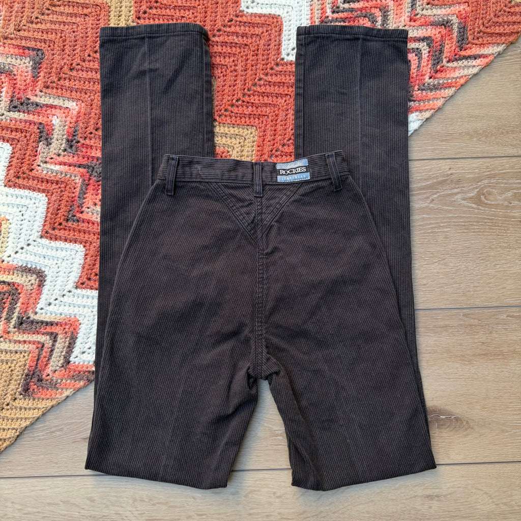 Brown Pinstripe Rockies- Size 1
