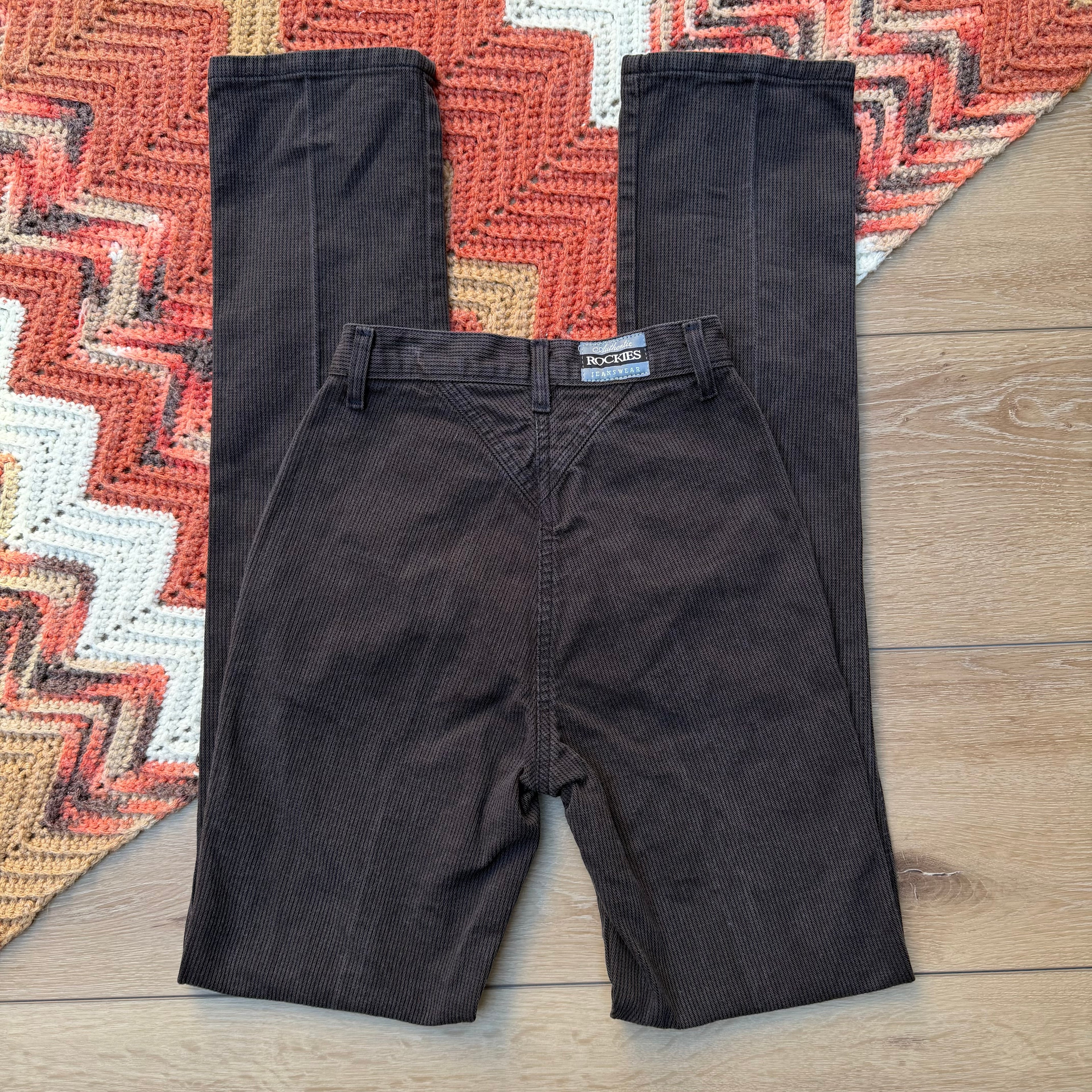 Brown Pinstripe Rockies- Size 1
