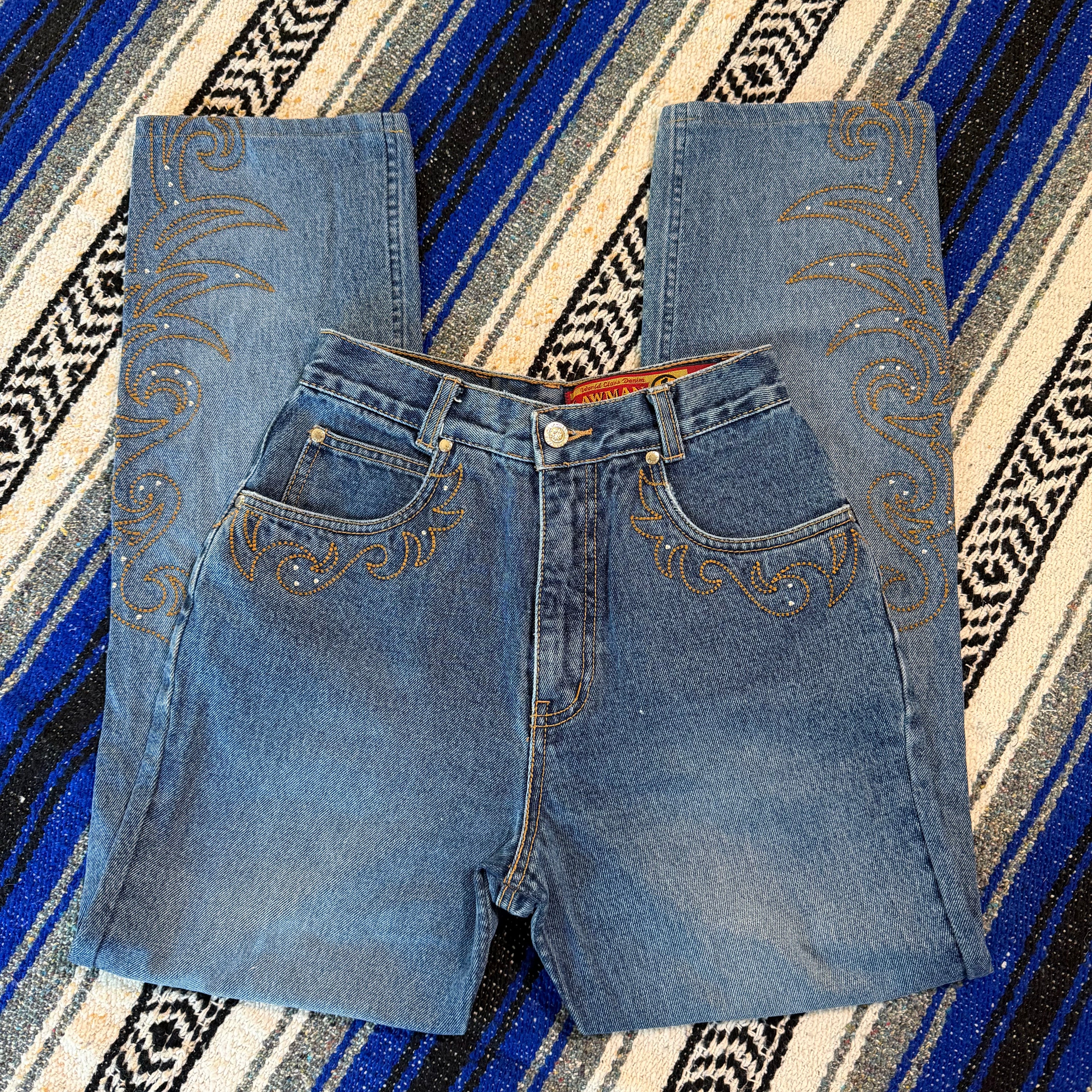 Lawman Jeans Western Scroll - Size 3