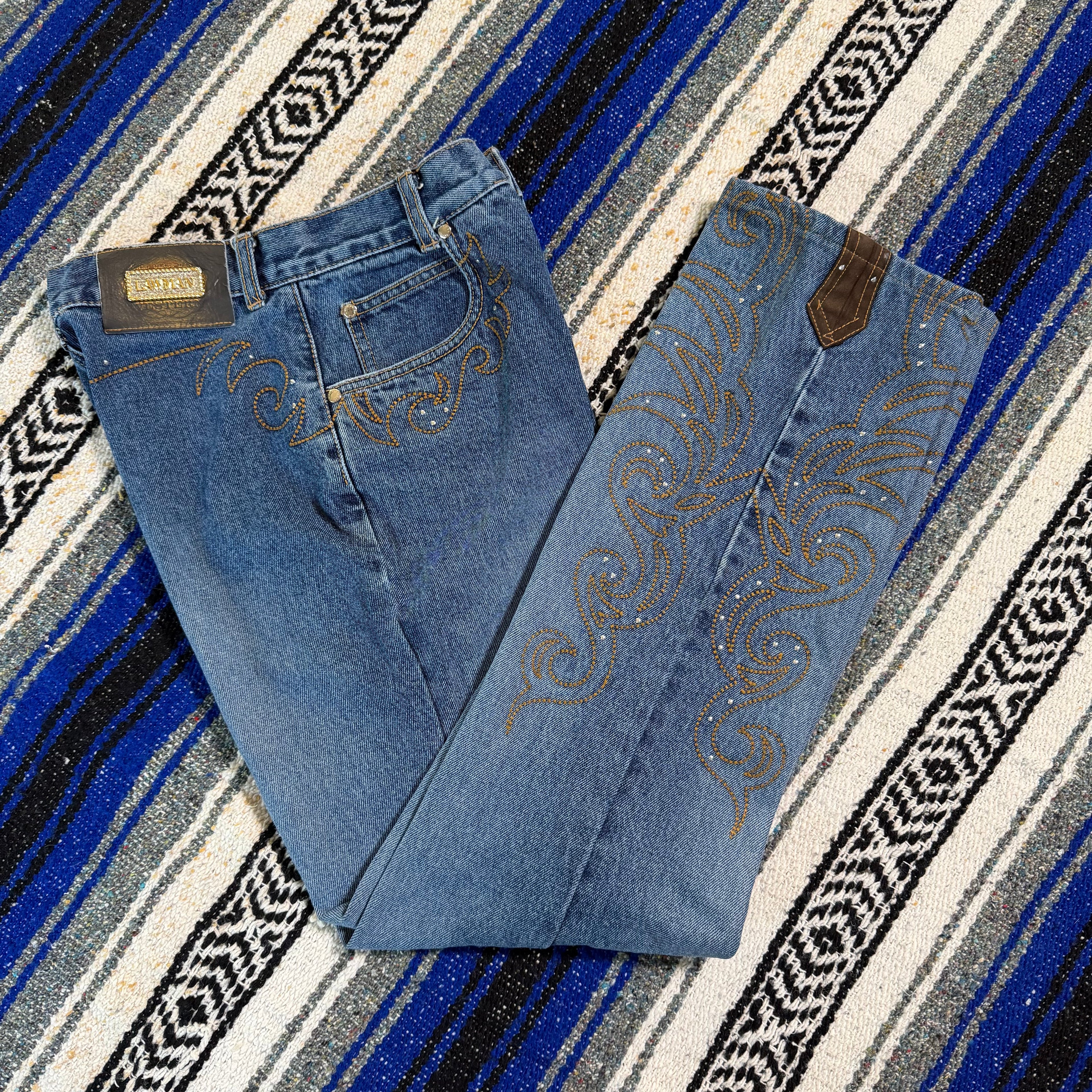 Lawman Jeans Western Scroll - Size 3