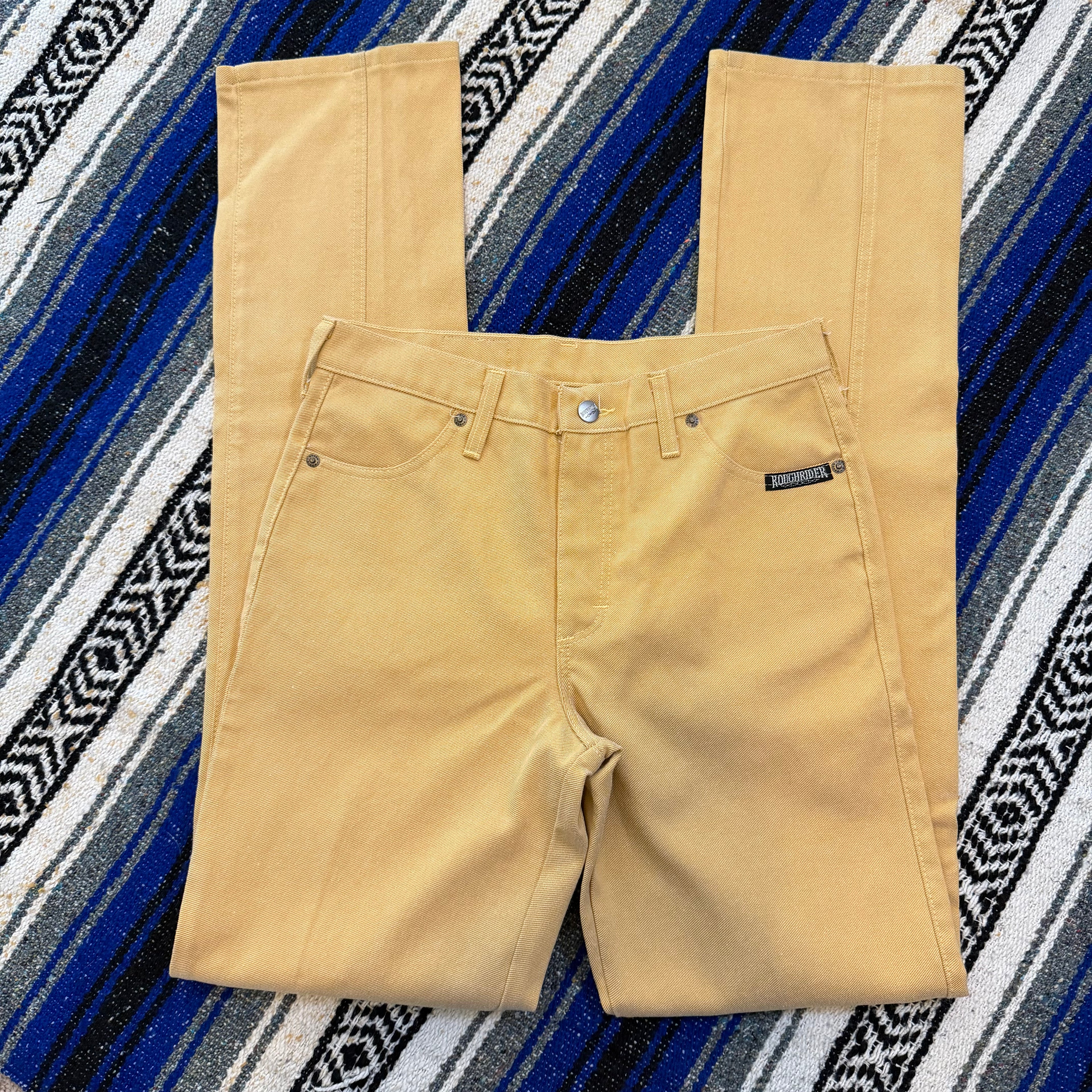 Tan/Yellow Roughrider Jeans - Size 5/6 STRETCH
