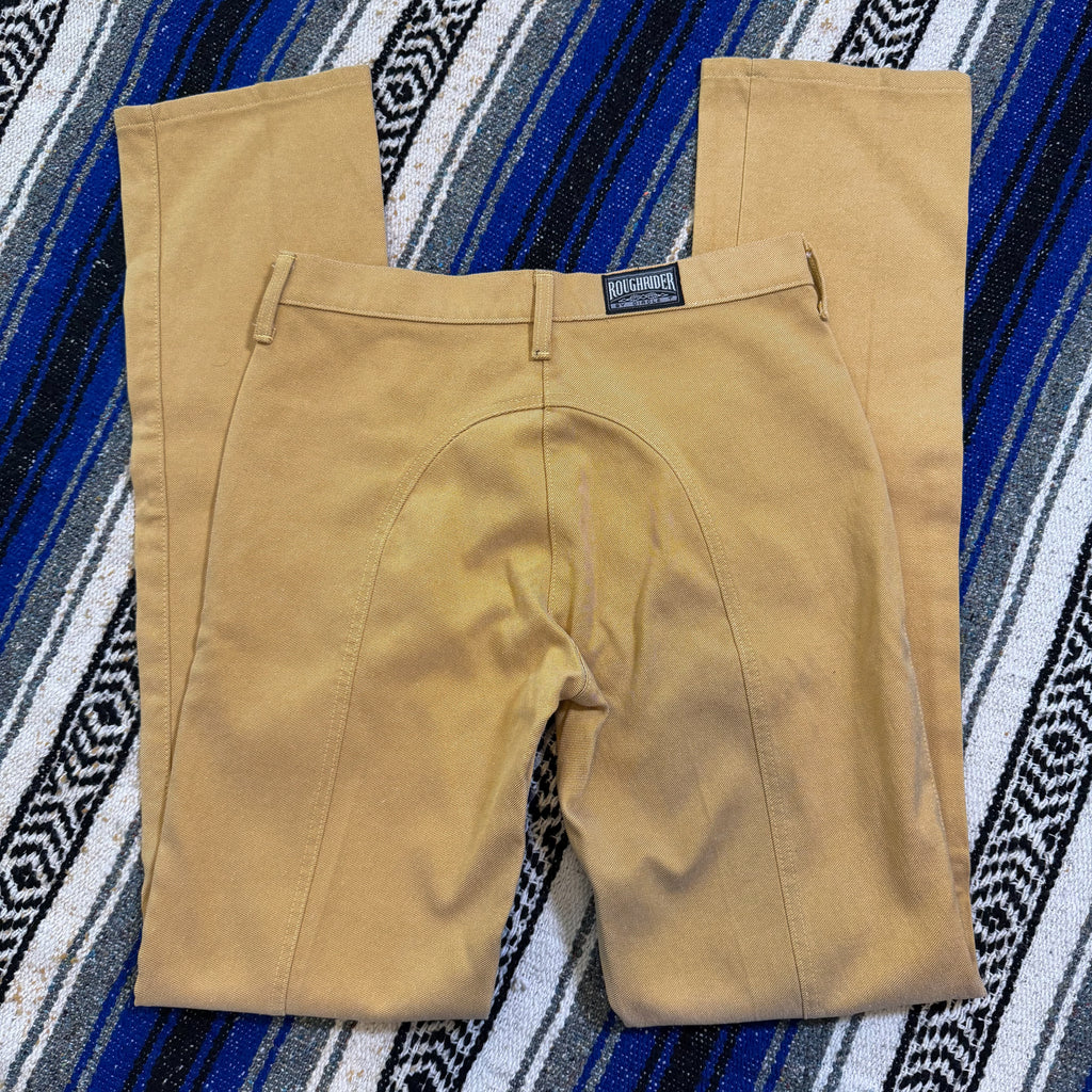 Tan/Yellow Roughrider Jeans - Size 5/6 STRETCH
