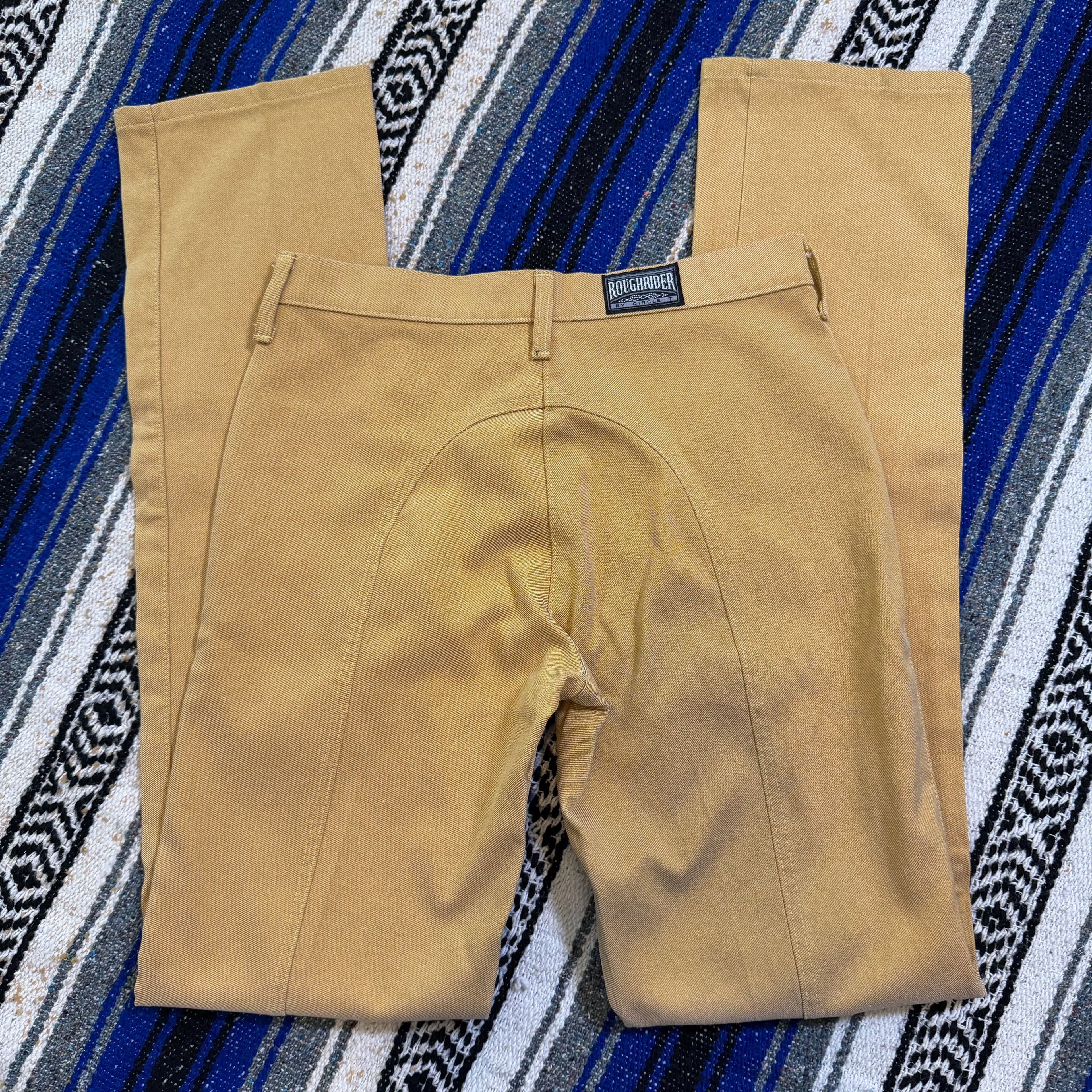 Tan/Yellow Roughrider Jeans - Size 5/6 STRETCH
