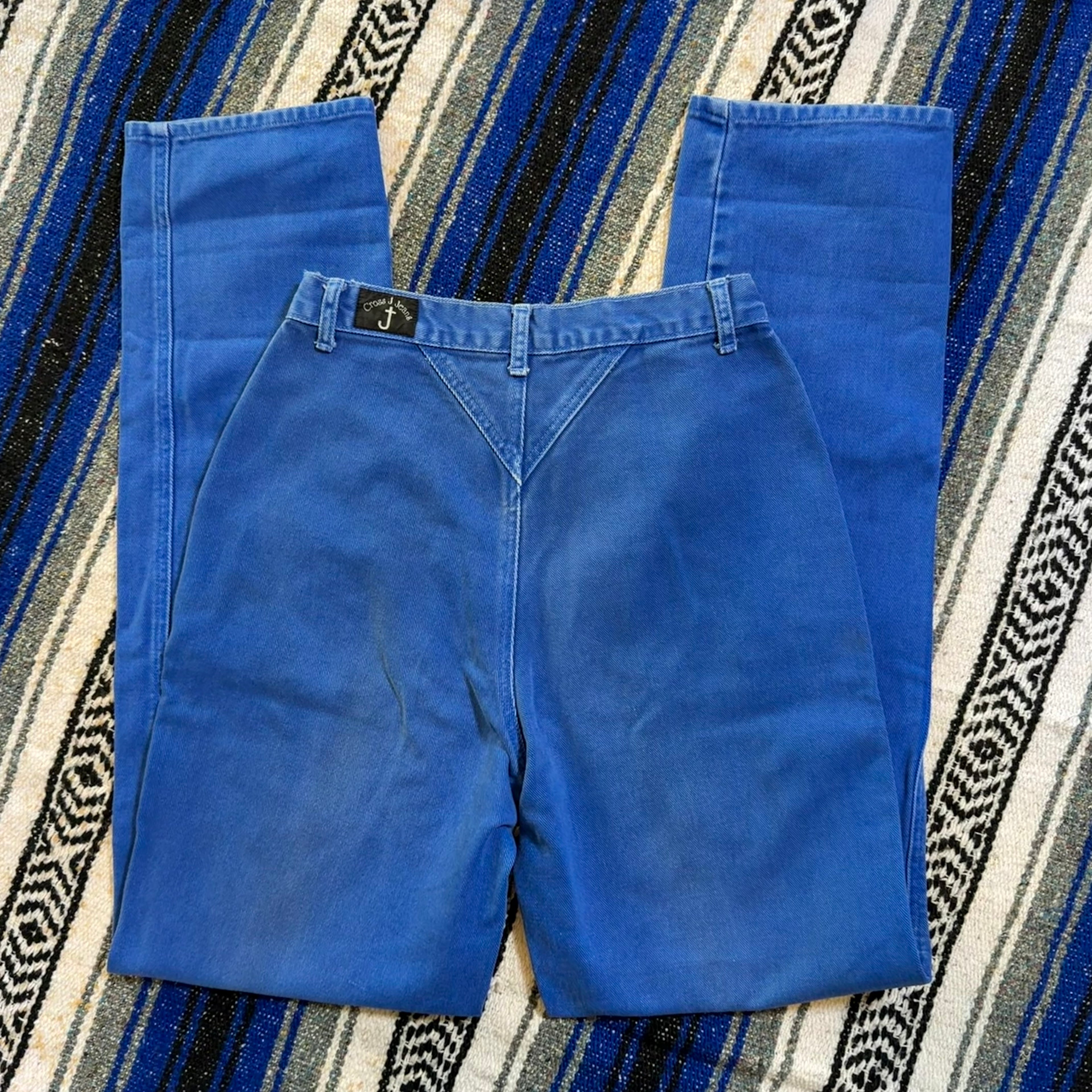 Royal Blue Cross J Jeans - Size 9/10