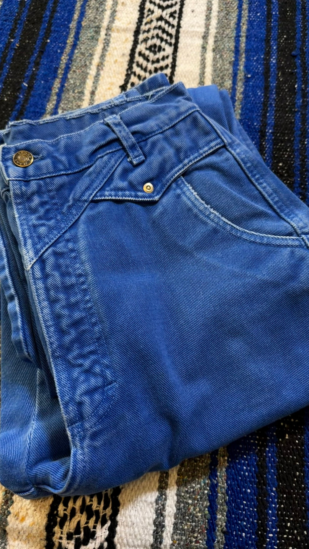Royal Blue Cross J Jeans - Size 9/10