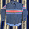 Denim Stripe Wrangler Brushpopper - 16.5x36