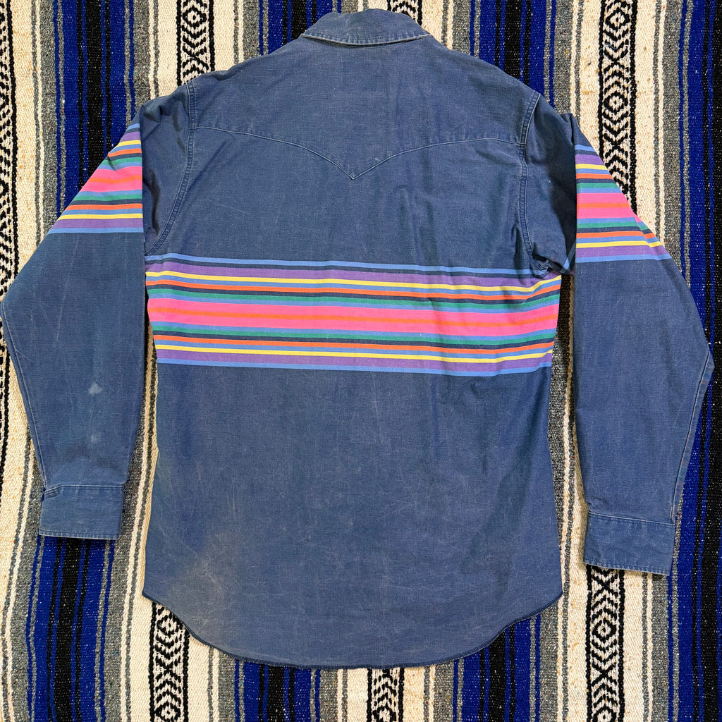 Denim Stripe Wrangler Brushpopper - 16.5x36
