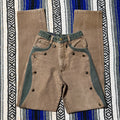 Green/Tan Panhandle Slim Jeans - Size 1