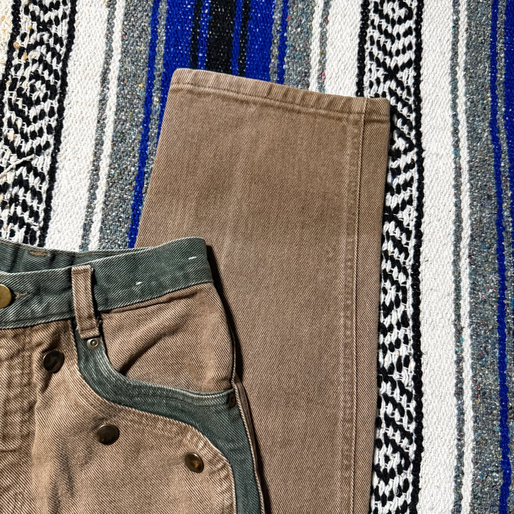 Green/Tan Panhandle Slim Jeans - Size 1