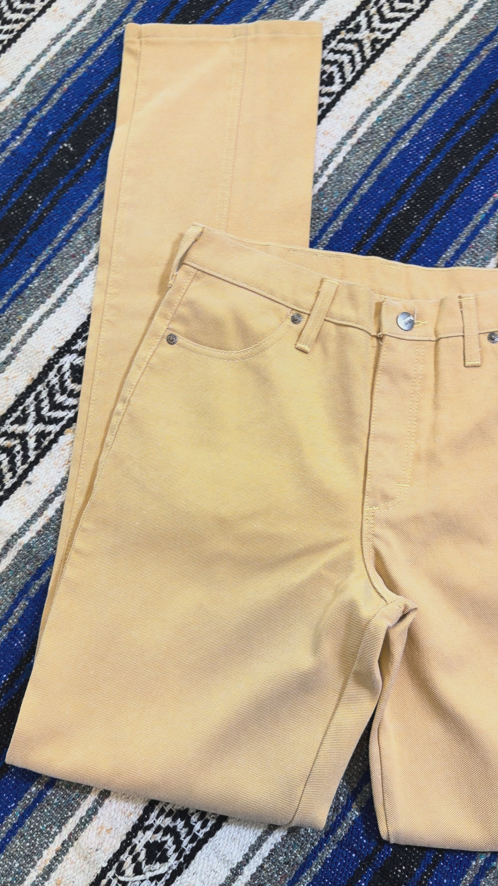 Tan/Yellow Roughrider Jeans - Size 5/6 STRETCH
